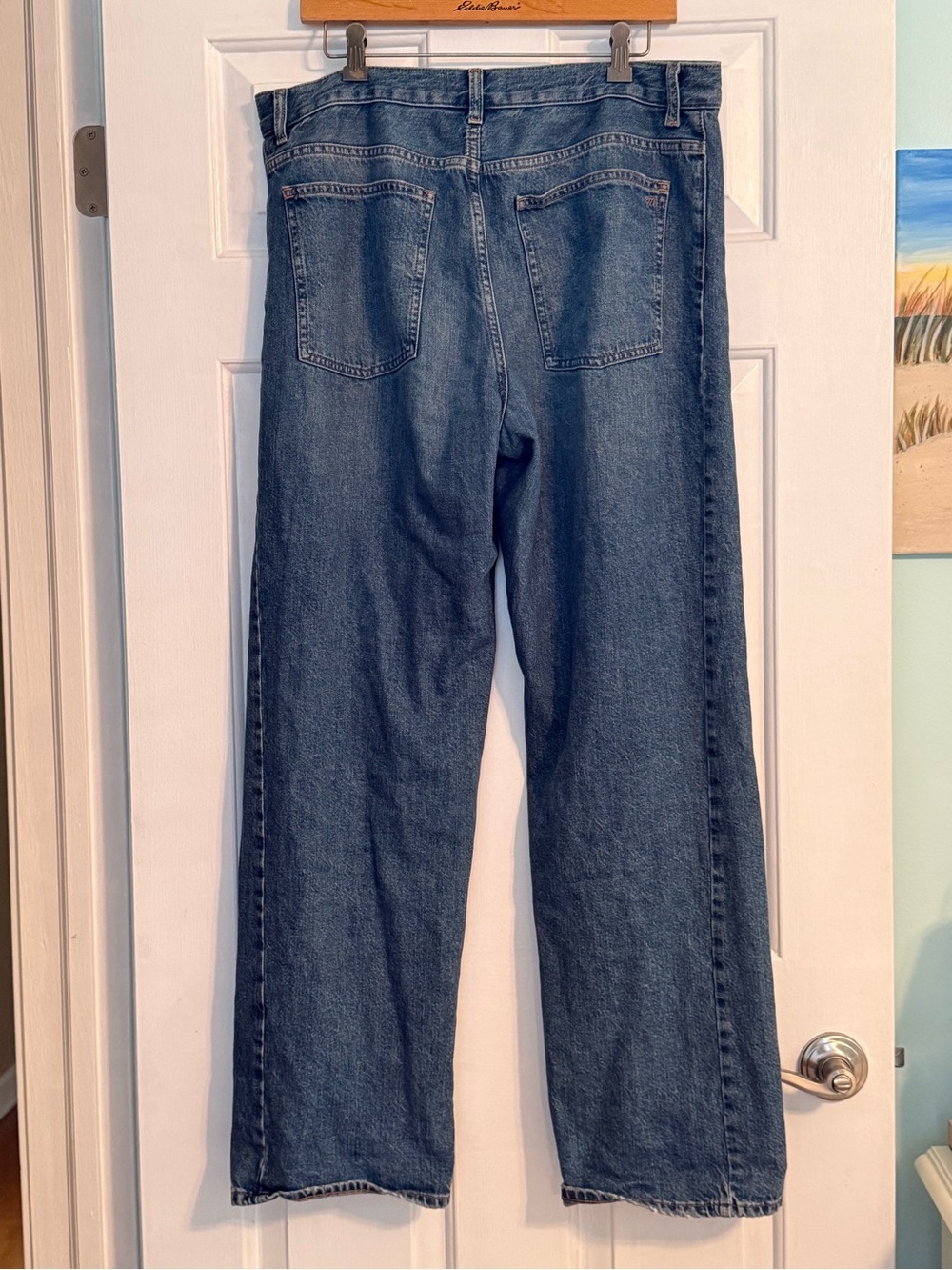 Madewell The Pieced Barrel Leg Jeans in Mosby Wash - Picture 3 of 5